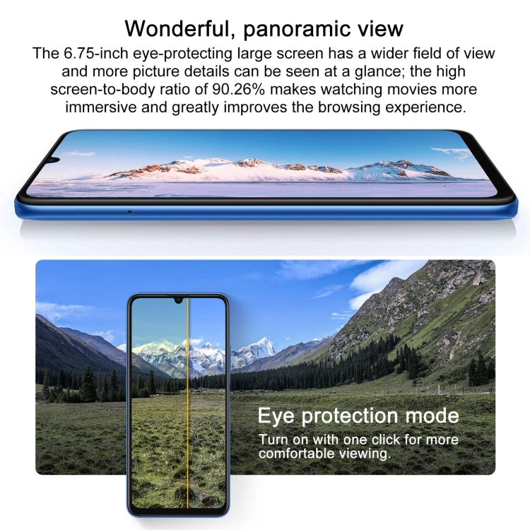 HUAWEI Enjoy 70z, 8GB+128GB, Side Fingerprint Identification, 6.75 inch HarmonyOS 4.0 Octa Core 2.4GHz, Network: 4G, Not Support Google Play(Black) - free shipping - PMC TechLife - Order now!