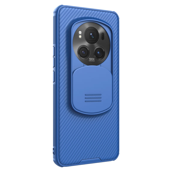 For Honor Magic6 Pro NILLKIN Black Mirror Pro Series Camshield PC Phone Case(Blue)