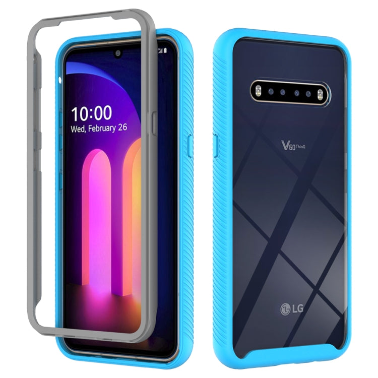For LG V60 ThinQ Starry Sky Solid Color Series Shockproof PC + TPU Protective Case (Baby Blue) - LG Cases by PMC Jewellery | Online Shopping South Africa | PMC Jewellery | Buy Now Pay Later Mobicred