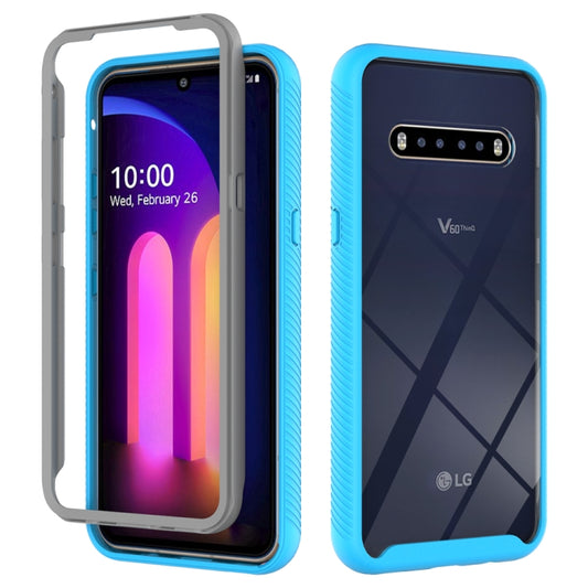 For LG V60 ThinQ Starry Sky Solid Color Series Shockproof PC + TPU Protective Case (Baby Blue) - LG Cases by PMC Jewellery | Online Shopping South Africa | PMC Jewellery | Buy Now Pay Later Mobicred
