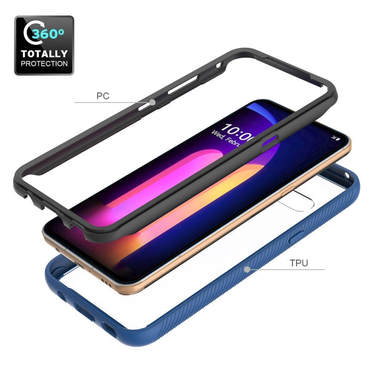 For LG V60 ThinQ Starry Sky Solid Color Series Shockproof PC + TPU Protective Case (Baby Blue) - LG Cases by PMC Jewellery | Online Shopping South Africa | PMC Jewellery | Buy Now Pay Later Mobicred