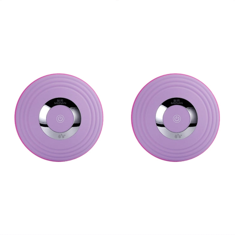 Bluetooth  Breast Massager with Anti-sagging And Remote Control, Style:APP Models(Purple)