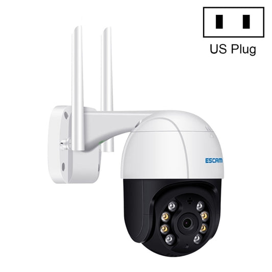 ESCAM QF518 5MP Smart WiFi IP Camera, Support AI Humanoid Detection / Auto Tracking / Dual Light Night Vision / Cloud Storage / Two Way Audio / TF Card, Plug:US Plug(White) - free shipping - PMC Jewellery - Order now!