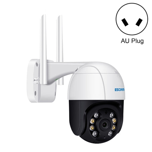 ESCAM QF518 5MP Smart WiFi IP Camera, Support AI Humanoid Detection / Auto Tracking / Dual Light Night Vision / Cloud Storage / Two Way Audio / TF Card, Plug:AU Plug(White) - free shipping - PMC Jewellery - Order now!