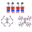 2 Pairs Sunnylife 7238F-3C For DJI Mavic Air 2 Double-sided Three-color Low Noise Quick-release Propellers(Red Blue White) - DIY Propeller by PMC TechLife | Online Shopping South Africa | PMC TechLife | Buy Now Pay Later Mobicred
