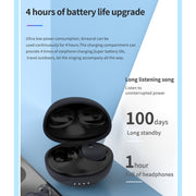 Calante T2S 5D Sound Effect Bluetooth 5.0 Wireless Bluetooth Earphone with Magnetic Charging Box, Support Call & Siri(White)