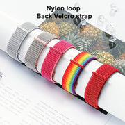 For Samsung Galaxy Watch 42mm Nylon Braided Watch Band(Seashell)