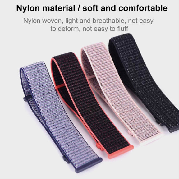 For Samsung Galaxy Watch 42mm Nylon Braided Watch Band(Seashell)