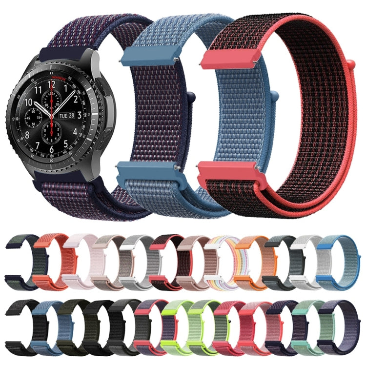 For Samsung Galaxy Watch 42mm Nylon Braided Watch Band(Seashell)