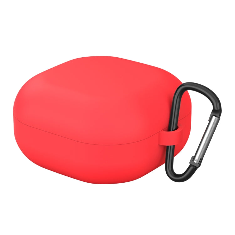 For New Samsung Galaxy Buds Live/Pro Solid Color Anti-fall Earphone Protective Case with Hook(Red) - free shipping - PMC TechLife - Order now!