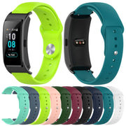 Compatible with Garmin Vivomove 3s / 4s 18mm Reverse Buckle Silicone Watch Band, Size: Small Code(Black)