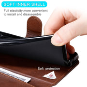 For Samsung Galaxy Note 20 Ultra Classic Calf Texture PU + TPU Horizontal Flip Leather Case, with Holder & Card Slots & Wallet(Brown)