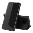 For Huawei Mate 20 Pro Side Display Shockproof Horizontal Flip Leather Case with Holder & Call Answering Function & Sleep / Wake-up(Black) - Huawei Cases by PMC TechLife | Online Shopping South Africa | PMC TechLife