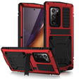 For Samsung Galaxy Note 20 Ultra R-JUST Shockproof Waterproof Dust-proof Metal + Silicone Protective Case with Holder(Red) - Galaxy Note20 Cases by R-JUST | Online Shopping South Africa | PMC TechLife | Buy Now Pay Later Mobicred