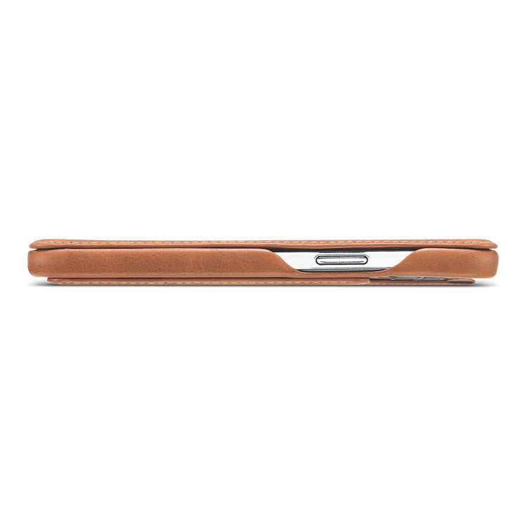For iPhone 12 / 12 Pro LC.IMEEKE Hon Ancient Series Horizontal Flip Leather Case with Holder & Card Slot(Brown) - iPhone 12 / 12 Pro Cases by LC.IMEEKE | Online Shopping South Africa | PMC TechLife | Buy Now Pay Later Mobicred