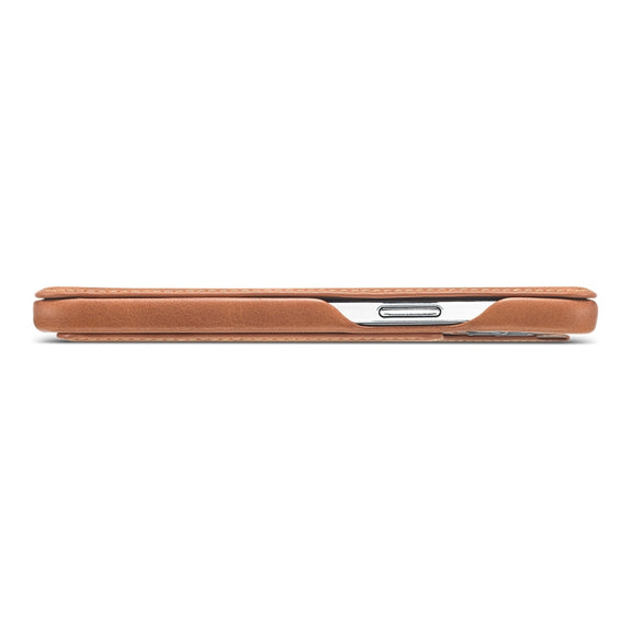For iPhone 12 / 12 Pro LC.IMEEKE Hon Ancient Series Horizontal Flip Leather Case with Holder & Card Slot(Brown)