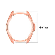 For Samsung Galaxy Watch 3 41mm Electroplating Hollow Half-pack TPU Protective Case(Black) - Watch Cases by ENKAY