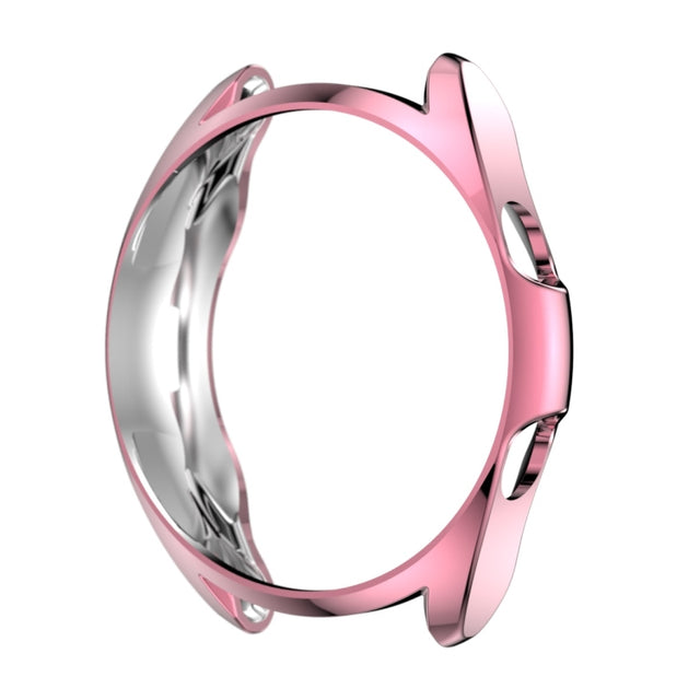 For Samsung Galaxy Watch 3 45mm Electroplating Hollow Half-pack TPU Protective Case(Fink) - Watch Cases by ENKAY