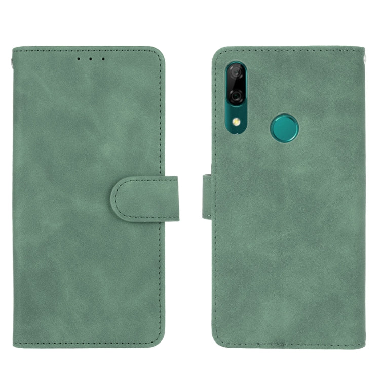 For Huawei P smart Z / Y9 Prime (2019) Solid Color Skin Feel Magnetic Buckle Horizontal Flip Calf Texture PU Leather Case with Holder & Card Slots & Wallet(Green) - free shipping - PMC TechLife - Order now!