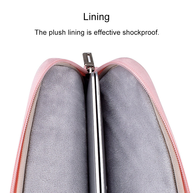 ST08 Handheld Briefcase Carrying Storage Bag without Shoulder Strap for 13.3 inch Laptop(Grey)
