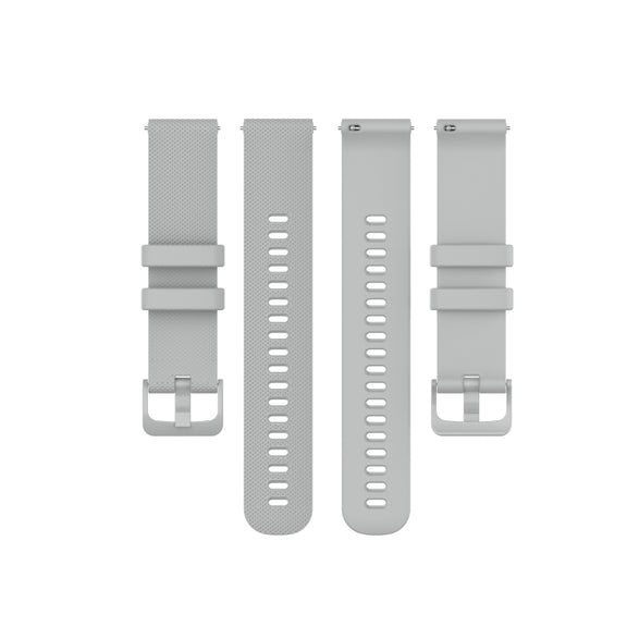 Compatible with Garmin Compatible witherunner 745 Small Grid Quick Release Watch Band with Screwdriver, Size: Free Size 22mm(Gray)