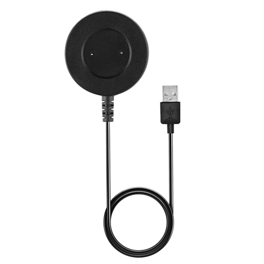 For Huawei Honor Watch GS Pro Smart Watch Portable One-piece Charger USB Charging Cable, Length:1m(Black) - Charger by PMC Jewellery | Online Shopping South Africa | PMC Jewellery | Buy Now Pay Later Mobicred
