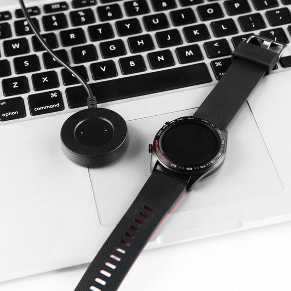 For Huawei Honor Watch GS Pro Smart Watch Portable One-piece Charger USB Charging Cable, Length:1m(Black)