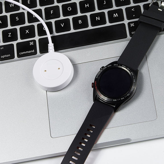 For Huawei Honor Watch GS Pro Smart Watch Portable One-piece Charger USB Charging Cable, Length:1m(White)