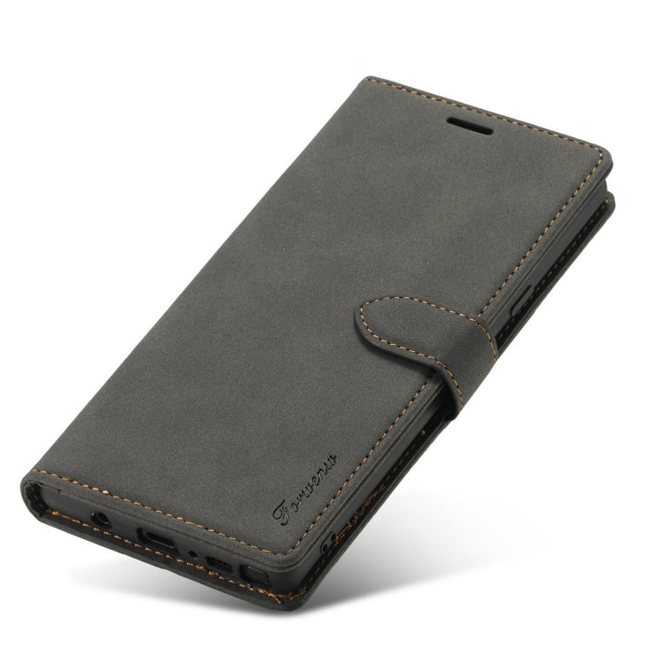 For Samsung Galaxy Note 9 Forwenw F1 Series Matte Strong Magnetism Horizontal Flip Leather Case with Holder & Card Slots & Wallet & Photo Frame(Black) - Galaxy Phone Cases by Forwenw | Online Shopping South Africa | PMC Jewellery | Buy Now Pay Later Mobicred