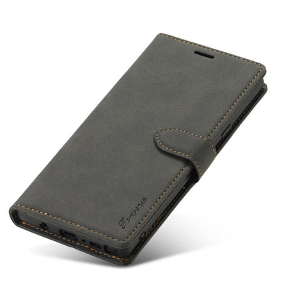 For Samsung Galaxy Note 9 Forwenw F1 Series Matte Strong Magnetism Horizontal Flip Leather Case with Holder & Card Slots & Wallet & Photo Frame(Black) - Galaxy Phone Cases by Forwenw | Online Shopping South Africa | PMC Jewellery | Buy Now Pay Later Mobicred