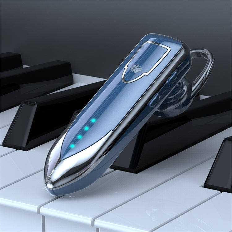 ME-3 Bluetooth 5.0 Business Style Touch Switch Bluetooth Earphone(Blue) - Bluetooth Earphone by PMC TechLife | Online Shopping South Africa | PMC TechLife