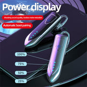 ME-3 Bluetooth 5.0 Business Style Touch Switch Bluetooth Earphone(Purple)