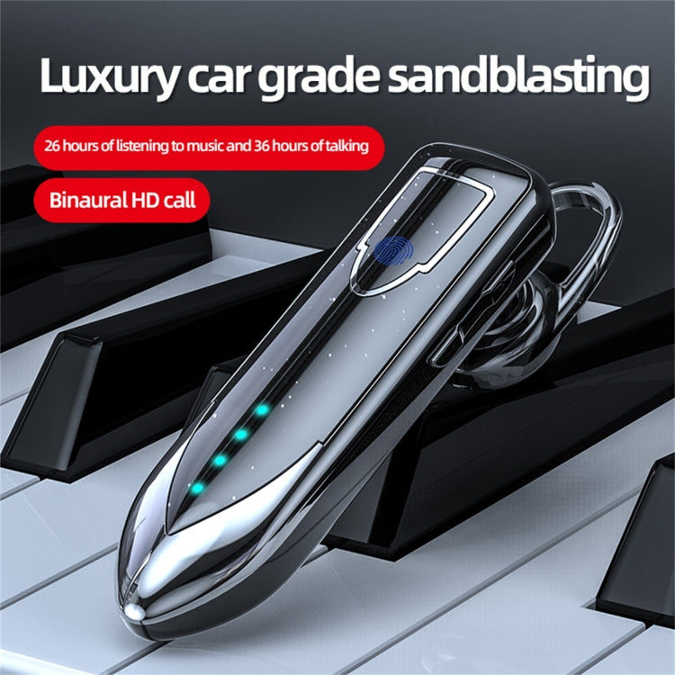 ME-3 Bluetooth 5.0 Business Style Touch Switch Bluetooth Earphone(Blue) - Bluetooth Earphone by PMC TechLife | Online Shopping South Africa | PMC TechLife