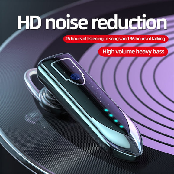 ME-3 Bluetooth 5.0 Business Style Touch Switch Bluetooth Earphone(Purple)