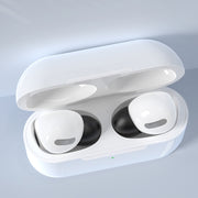 12 PCS Wireless Earphone Replaceable Silicone Ear Cap Earplugs for AirPods Pro, with Storage Box(White)
