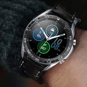 For Samsung Galaxy Watch 3 45mm Smart Watch Steel Bezel Ring, A Version(Black Ring White Letter) - Watch Cases by ENKAY