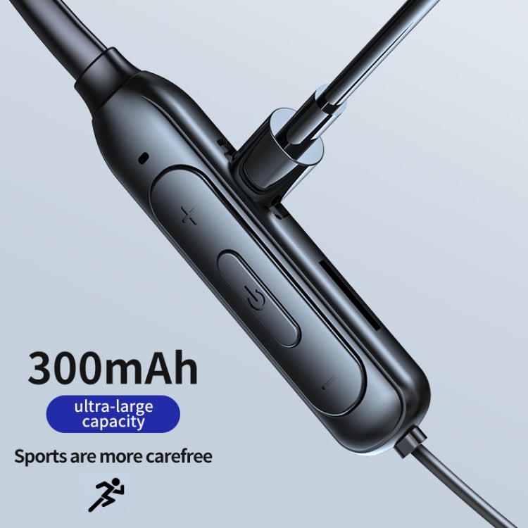 M60 8D Surround Sound Wireless Neck-mounted 5.1 Bluetooth Earphone Support TF Card MP3 Mode(Black) - Neck-mounted Earphone by PMC TechLife | Online Shopping South Africa | PMC TechLife