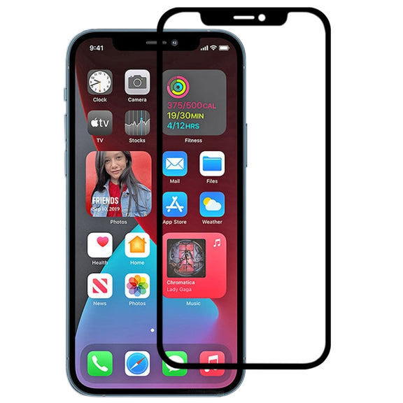 For iPhone 12 Pro Max Full Glue Full Screen Tempered Glass Film