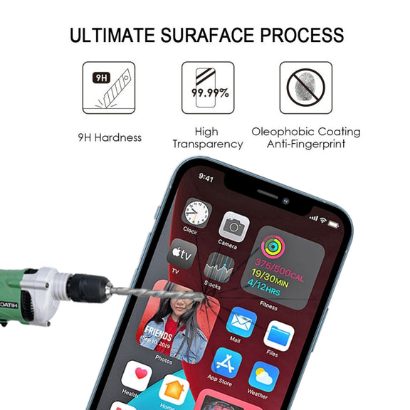 For iPhone 12 Pro Max Full Glue Full Screen Tempered Glass Film