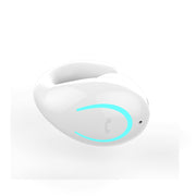YX08 Ultra-light Ear-hook Wireless V5.0 Bluetooth Earphones Ear Clip Stereo Bluetooth Headset with Mic(White)