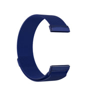 For Fitbit Versa 3 Milanese  Watch Band, Size:L 230mm(Blue)