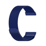 For Fitbit Versa 3 Milanese  Watch Band, Size:L 230mm(Blue)