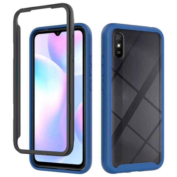 For Xiaomi Redmi 9A Starry Sky Solid Color Series Shockproof PC + TPU Protective Case(Navy Blue) - free shipping - PMC TechLife - Order now!