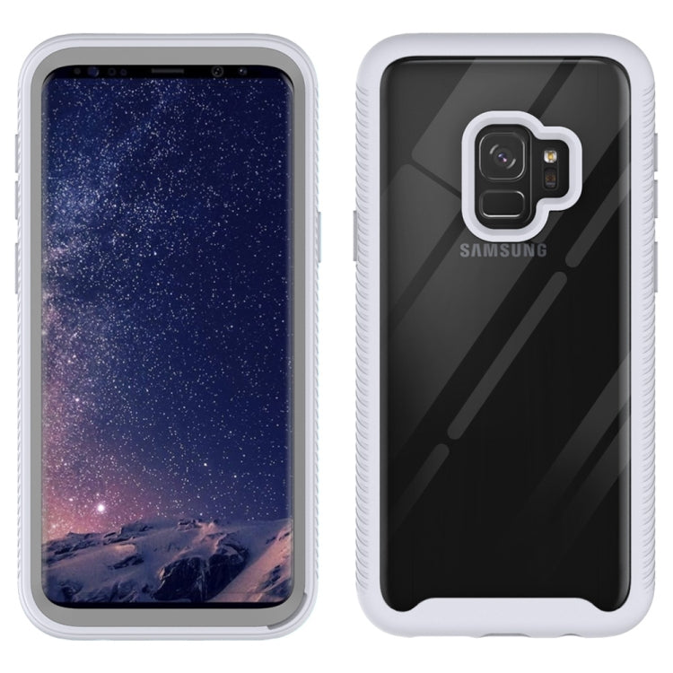 For Samsung Galaxy S9 Starry Sky Solid Color Series Shockproof PC + TPU Protective Case(White) - Galaxy Phone Cases by PMC TechLife | Online Shopping South Africa | PMC TechLife | Buy Now Pay Later Mobicred