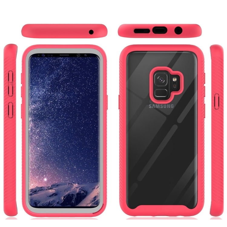 For Samsung Galaxy S9 Starry Sky Solid Color Series Shockproof PC + TPU Protective Case(White) - Galaxy Phone Cases by PMC TechLife | Online Shopping South Africa | PMC TechLife | Buy Now Pay Later Mobicred