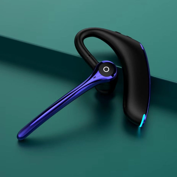 F910 Bluetooth 5.0 Hanging Ear Style Dual Mic Noise Cancelling Bluetooth Earphone(Black Blue) - Bluetooth Earphone by PMC TechLife | Online Shopping South Africa | PMC TechLife