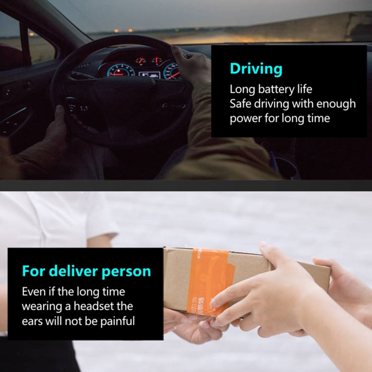 F910 Bluetooth 5.0 Hanging Ear Style Dual Mic Noise Cancelling Bluetooth Earphone(Black) - Bluetooth Earphone by PMC TechLife | Online Shopping South Africa | PMC TechLife