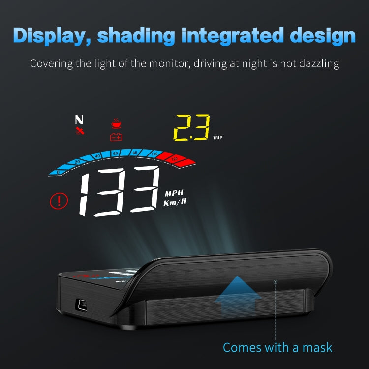 M16 Car HUD Head-up Display GPS Speed Meter Speed / Voltage - Head Up Display System by PMC TechLife | Online Shopping South Africa | PMC TechLife