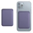 Leather Wallet Pouch Card Holder Magsafing Case for iPhone 13 Series / 12 Series (Purple) - iPhone 12 Pro Max Cases by PMC TechLife | Online Shopping South Africa | PMC TechLife