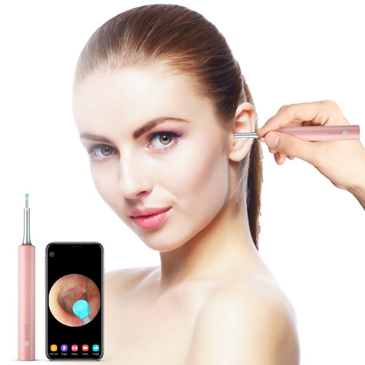 Bebird C3 Pro 2.4G 3.5mm Wireless Wifi High-definition Visual Ear Spoon 3 Million Pixels Out Ear Visual Ear Spoon(Pink) - free shipping - PMC Jewellery - Order now!